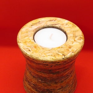 Dried tea light holder &quot;OSB 06&quot;