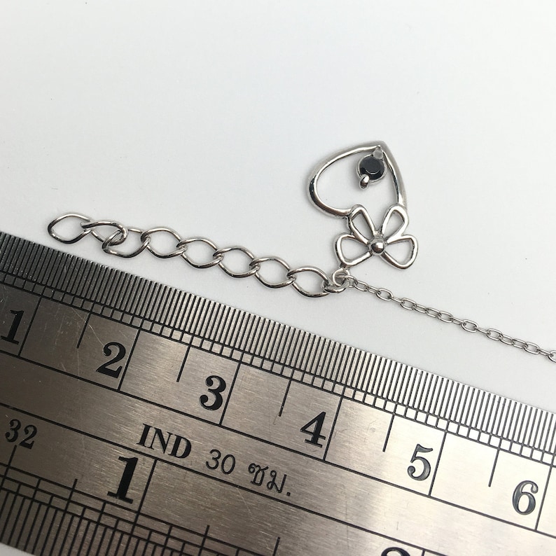 Ankelet ~Initial anklet ~heart anklet ~ 9.5 Inch ankle bracelet ~ silver anklet ~ gold anklet~ delicate anklet~ summer Jewelry~Body Jewelry