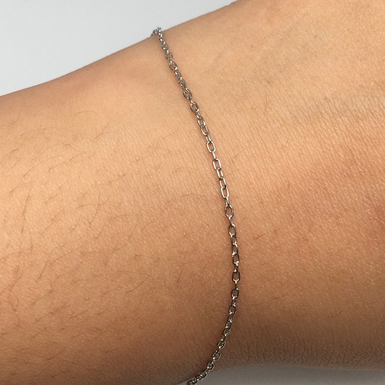 Anklet initial Anklet beautiful Anklet 9.5 Inch Ankle Etsy