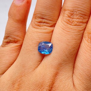 Natural Blue Sapphire ~ Unheated Cornflower Blue Sapphire ~2.12 Ct - Certified Sapphire-Gem quality Sapphire ~September Birthstone