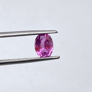 UNHEAT Pink Sapphire~Natural Pink Sapphire~1.47Ct Pink Gemstones~ Precious Gemstone~ Pink Sapphire~Certified Sapphire-September Birthstone