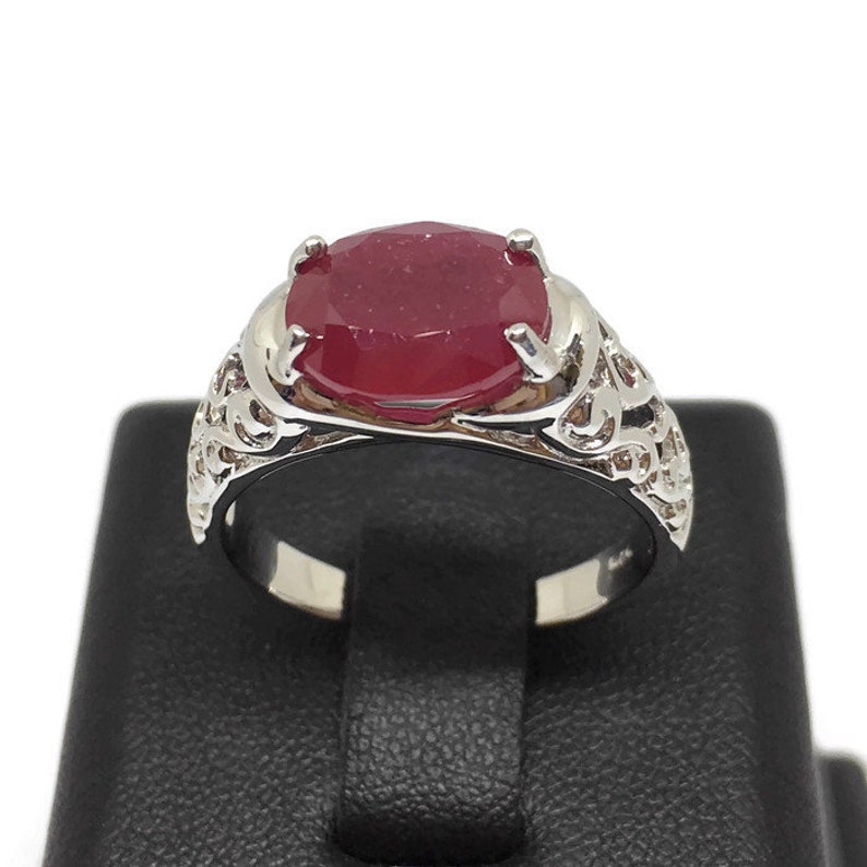 Natural Ruby Men Ring African Ruby Ring Men Jewelry | Etsy