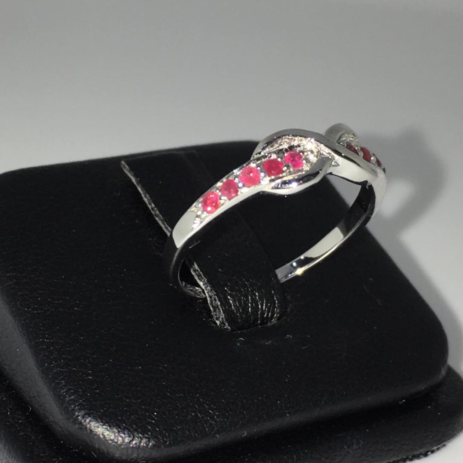Ruby Infinity Love Ring /gemstones Ring /ruby Ring /valentines Day Ring ...