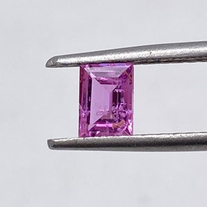 Light Pink Sapphire~Natural Pink Sapphire~0.75Ct Pink Gemstones~ Precious Gemstone~Hot Pink Sapphire~Certified Sapphire-September Birthstone