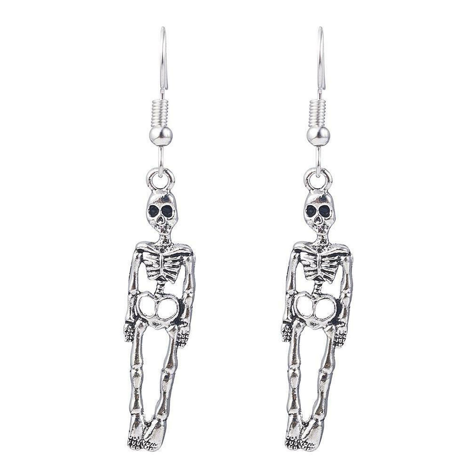 Skeleton Earring Halloween Earring Halloween Jewelry Etsy