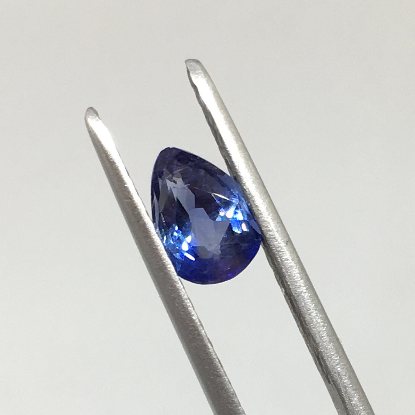 Natural Blue Sapphire 1.02 Ct Natural Pear Shaped Bright - Etsy
