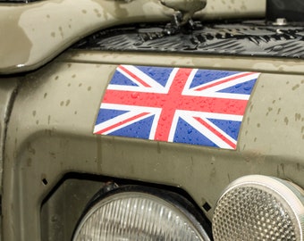 Union Jack, British Flag Vinyl Bumper Sticker