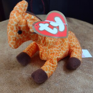 1993 Mc Donald&#39;s TY Teenie Beanie Baby &quot;Twigs&quot; The Giraffe