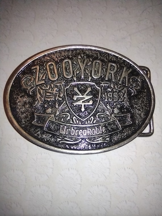 Vintage 1993 ZooYork Belt Buckle