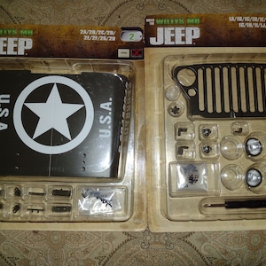 Pre-owned Willy&#39;s MB Jeep Part 1&2 Build Your Own Jeep Estate/Used