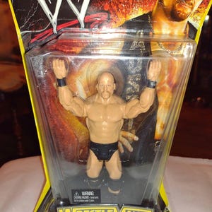 WWE WrestleMania X7 Heritage Series Stone Cold Steve Austin Action Figure/Estate Treasure, Preowned