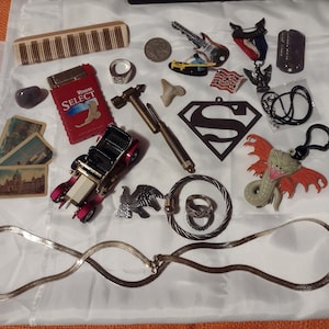 Vintage herr samlarpresentpaket 20 delar/presentinslagna