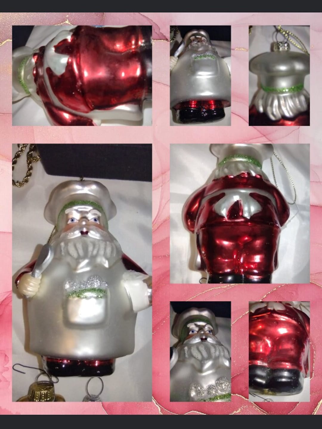 Old World Christmas Hand Blown Glass Santa Clause Ornament - Etsy