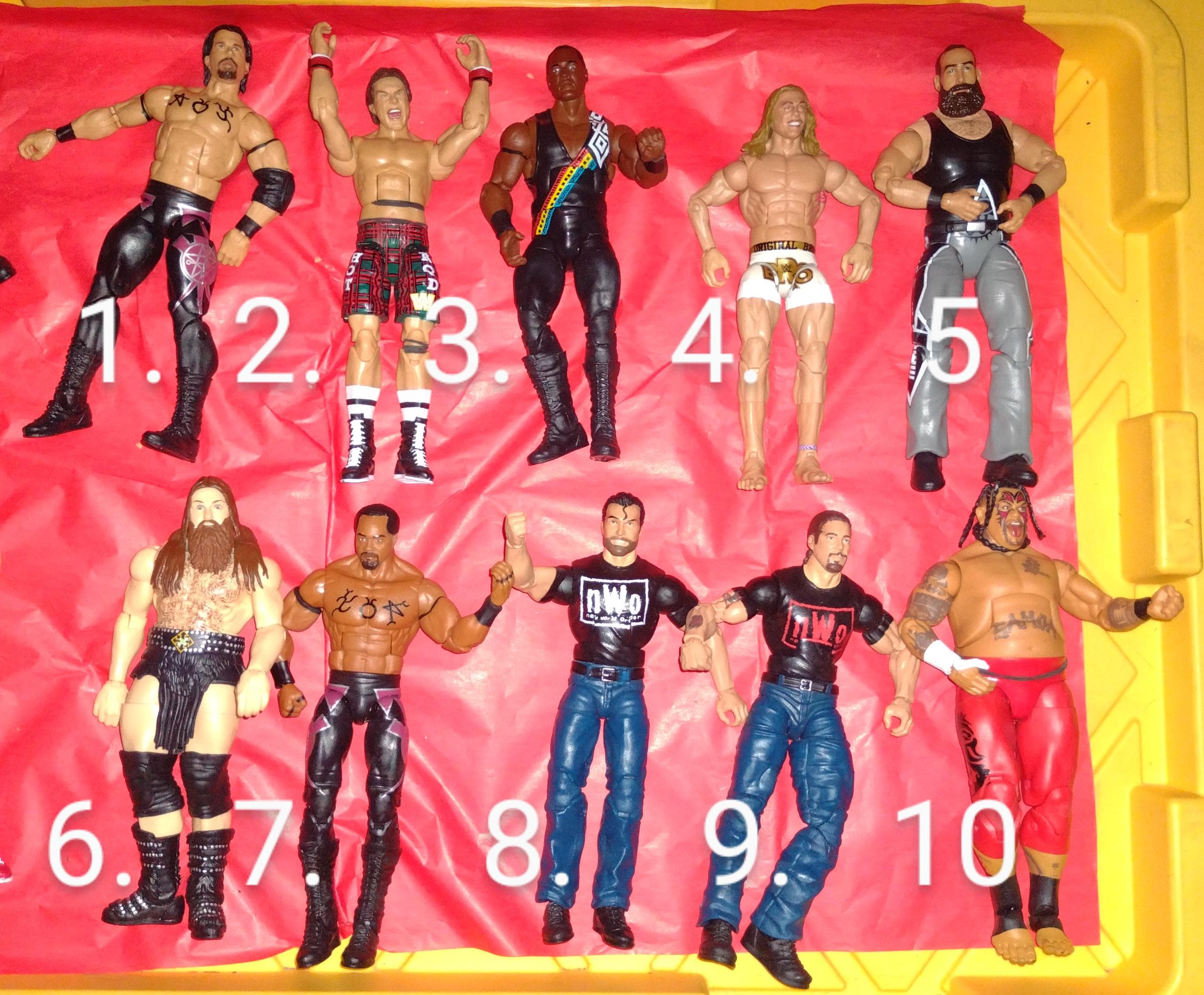 nWo(ホーガン、ナッシュ、ホール) ジャックスWWE フィギュア