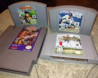 Vintage Nintendo Spiele: All-Star Baseball 2000/Waialae Country Club/Diddy Kong Racing/Codename Viper Game Bundle