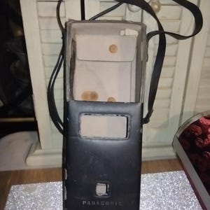 Vintage Panasonic Leather Transistor Radio cover/carrier