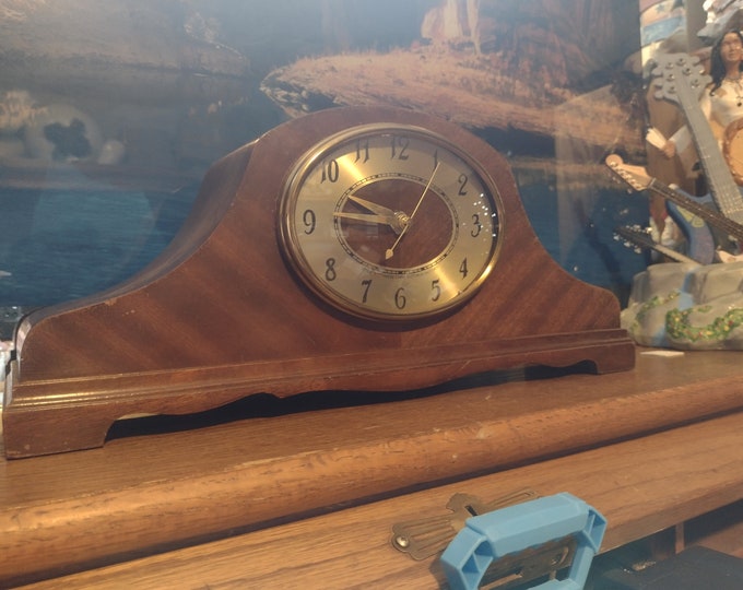 Antique Mantle Revere Westminster Chime Clock Etsy