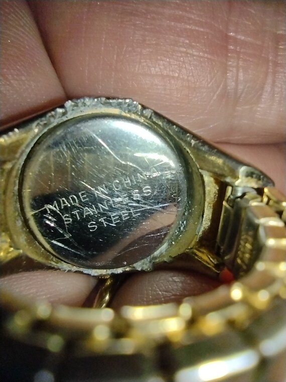 Vintage Quartz Gold ArCee Ring Watch/Wind up - image 2