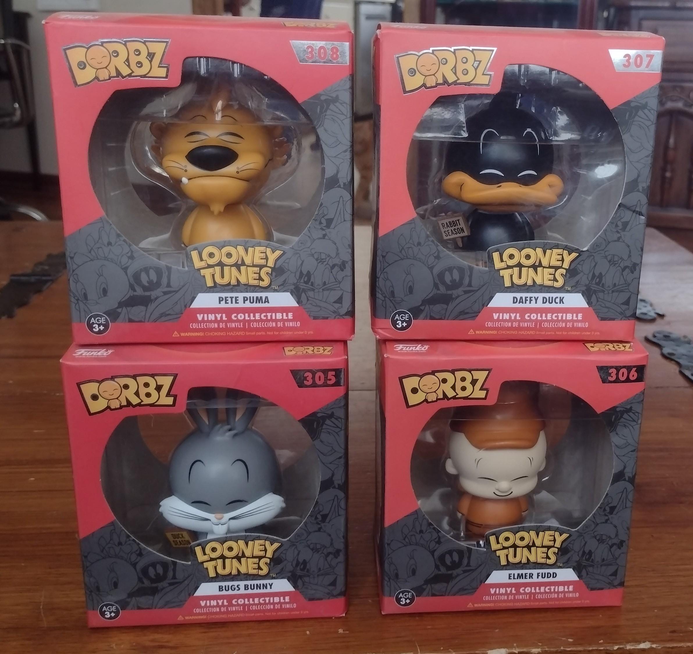 Looney Tunes Dorbz Funko Pops: Bugs Bunny, Elmer Fudd, Daffy Duck
