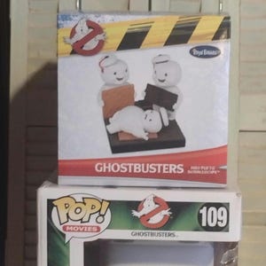 Ghostbusters Stay Puft Marshmallow Man Funko Pop 109 and Mini Pufts Smores Vinyl Figurines Pre-owned, Estate Find