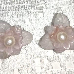 Vintage Avon pastelbloesems met neppareloorbellen