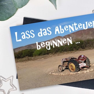 Laat het avontuur beginnen - 10 stuks. Card Set Moving Farewell Aankondiging