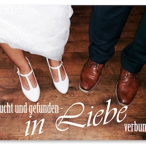 Glückwunschkarte Hochzeit Postkarte Geschenk Brautpaar Geldgeschenk