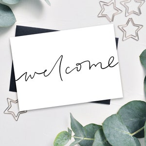 Welcome back card - .de