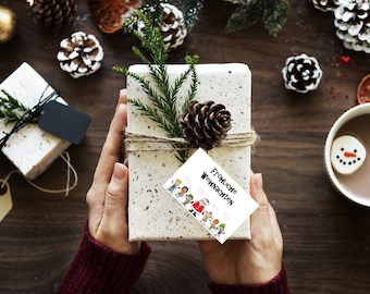 10 Gift Tags Christmas