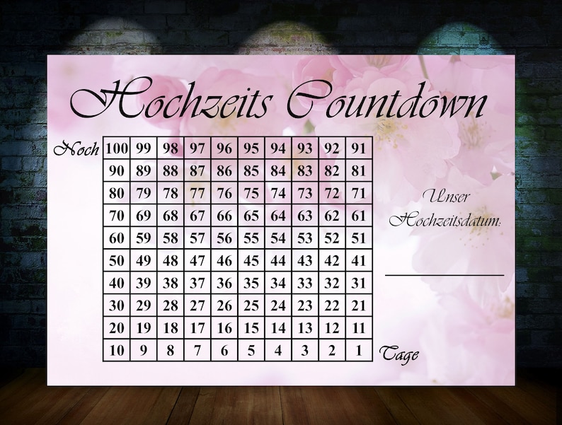 Wedding Countdown