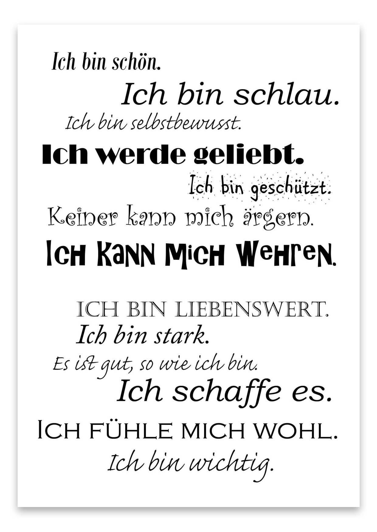 16 Lustige Affirmation Cards – Positive Bestätigungskarten Für Mehr Selbstvertrauen & Motivation