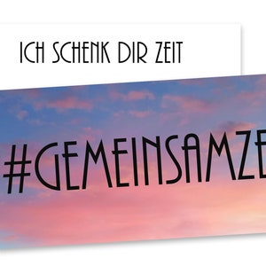 Zeit schenken - Gemeinsamzeit Kartenset 12 tlg.
