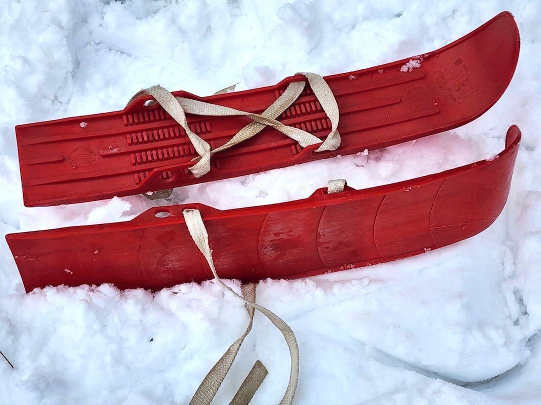 Vintage 1975 KTEL Winter 20 Snow Skis Made in USA Etsy