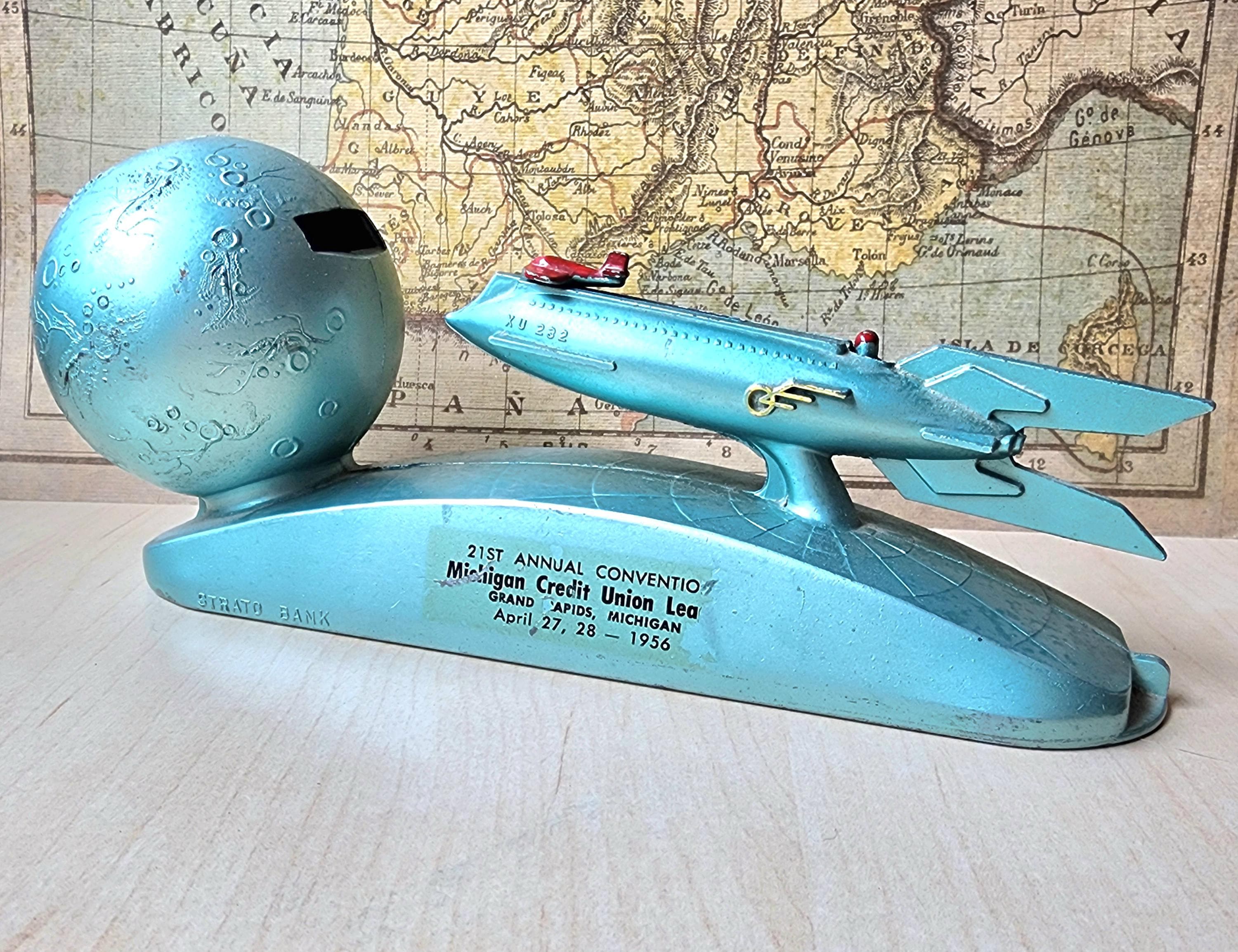 Retro Rocket Sculpture - Etsy