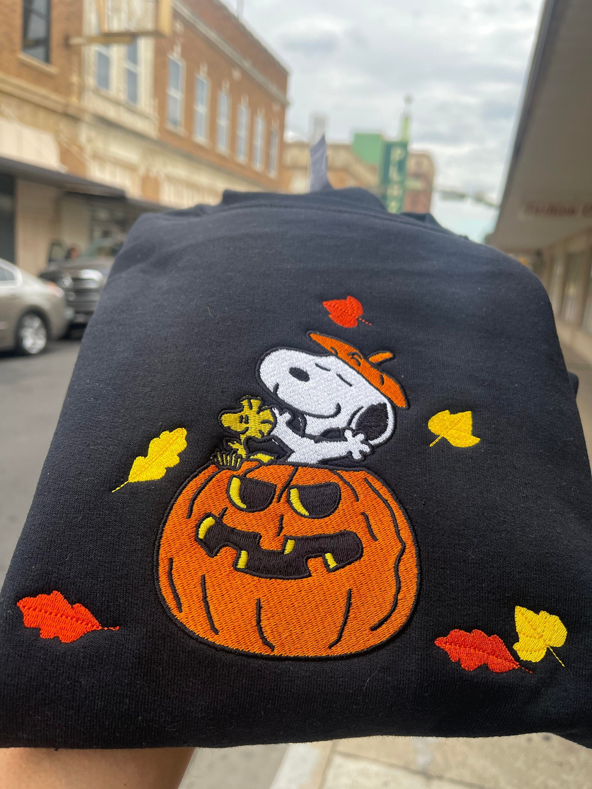 Snoopy Halloween Sweater - Etsy