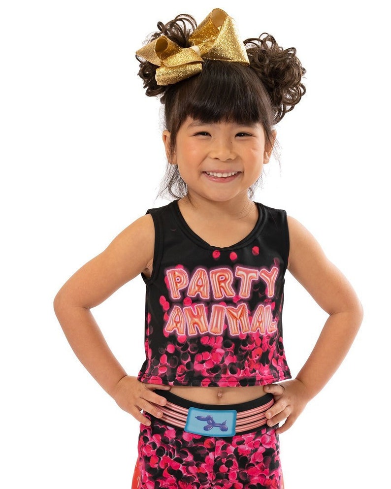 Party Animal Balloons Active Wear Tank or Crop Top