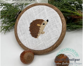 Embroidery file Mini hedgehog in 3 sizes