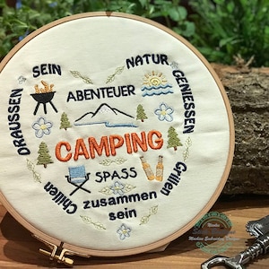 Embroidery file Camping Herz Camper 13x18
