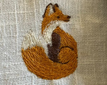 Embroidery file Mini Fuchs in 2 sizes