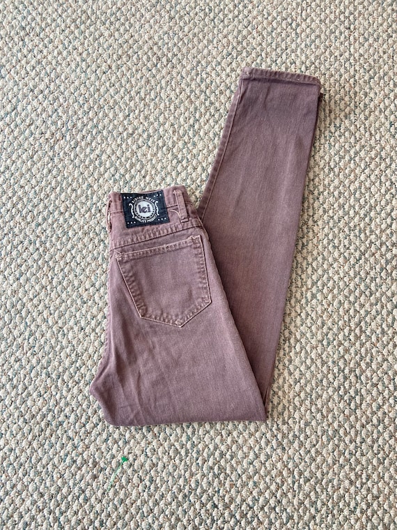 Vintage Lei Riding Wear Brown Jeans Size 2