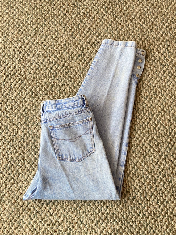 Vintage Cristina Jeans Light Acid Wash Denim size 
