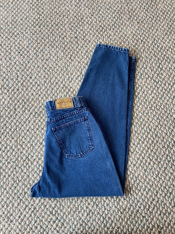 Vintage 80s Brittania Jeans Rare Pleated Pant