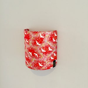 Wandlamp van Japans papier, schans, lamp, armatuur - Opera, Rood