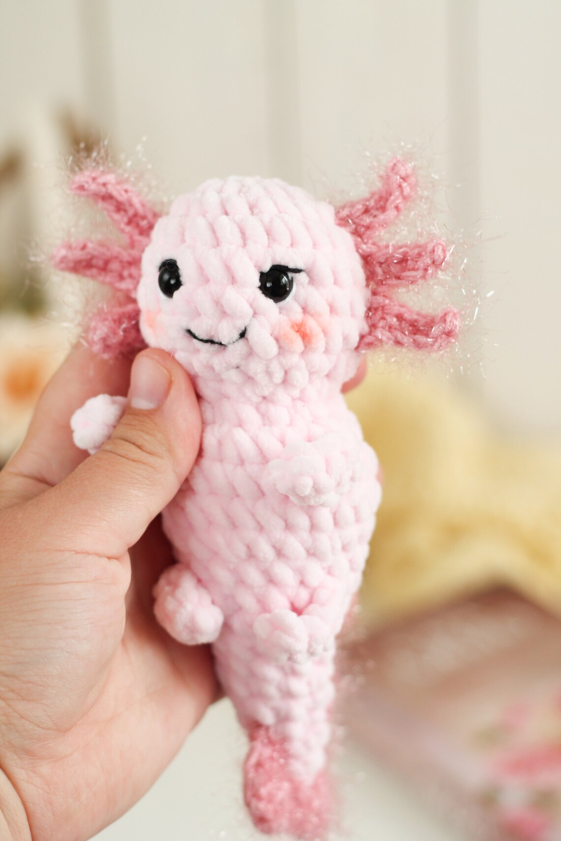 Easy crochet Axolotl pattern Axolotl plush pattern for Etsy