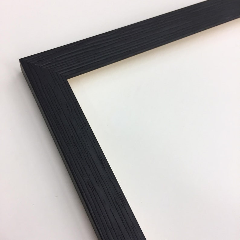 Black and White Wood Picture Frames Etsy