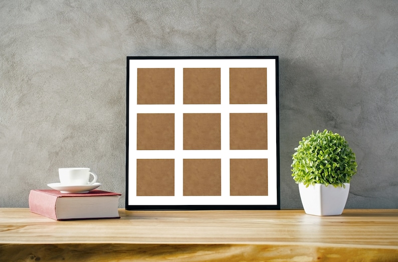 3x3 Inch Square Photo Multi Aperture Picture Frame | Etsy
