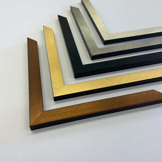Ventura Metallic Wood Picture Frames New Size Etsy