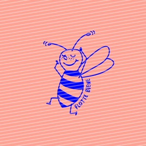 Archivo de trazador de abejas de flota, plantilla de trazador, plantilla de serigrafía, trazado, serigrafía, motivo de trazado, dibujos animados, plantilla, bricolaje
