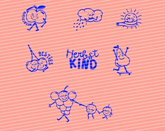 Herbstkinder, Plotterdateien, Plottermotive, Plottervorlagen, plotten, Siebdruckvorlage, Siebdrucken, Birne, Apfel, Trauben, Cartoons, diy