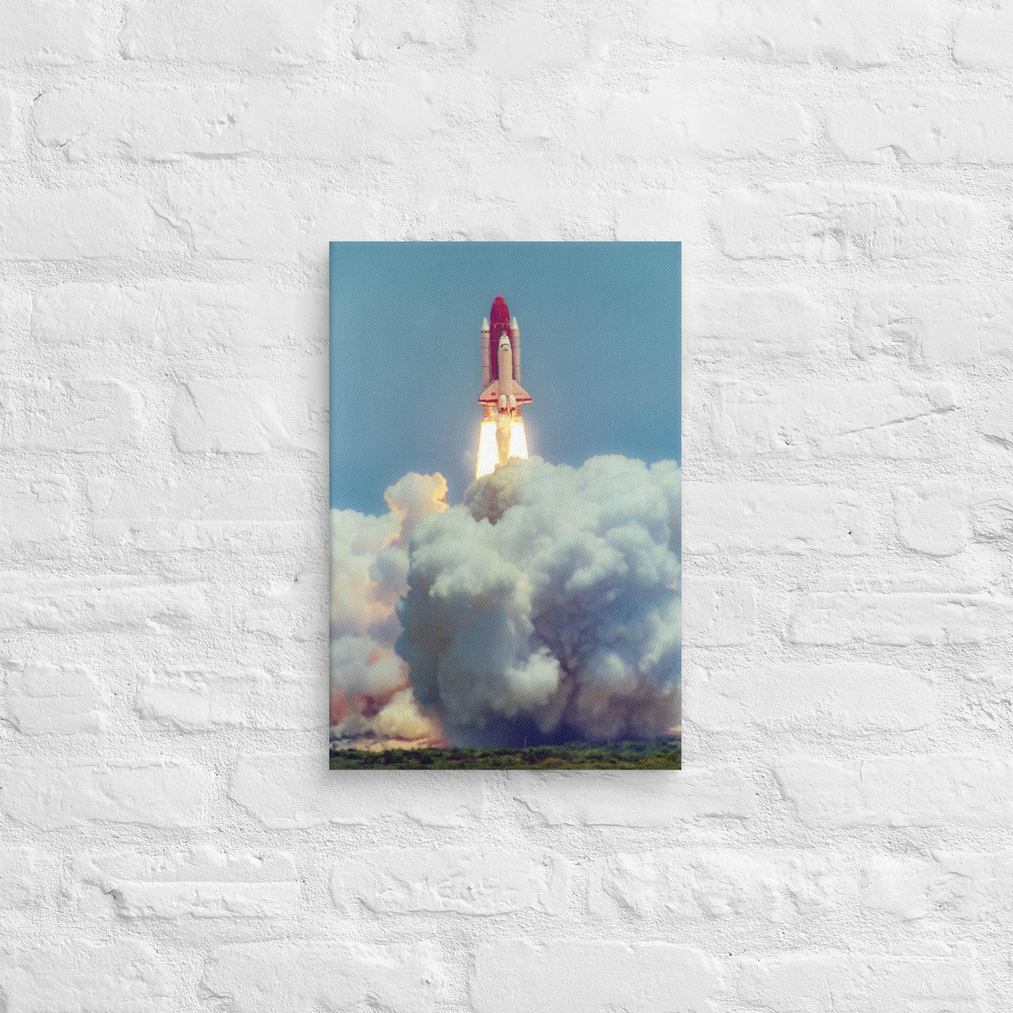 Space Shuttle Columbia Stretched Canvas, STS 65 Launch Photo, Bcpix - Etsy
